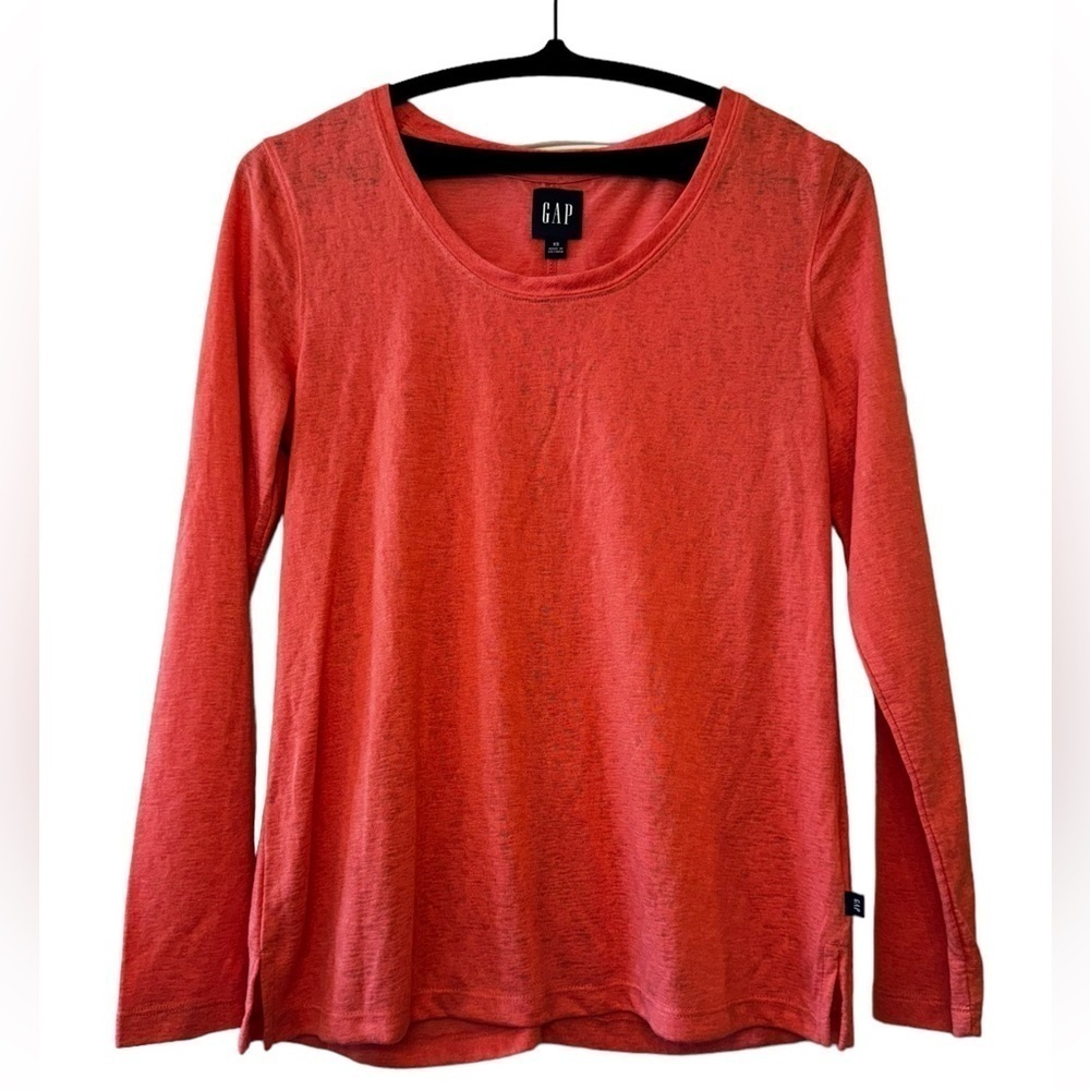 Gap Soft Long Sleeve Scoop Neck Tee XS
